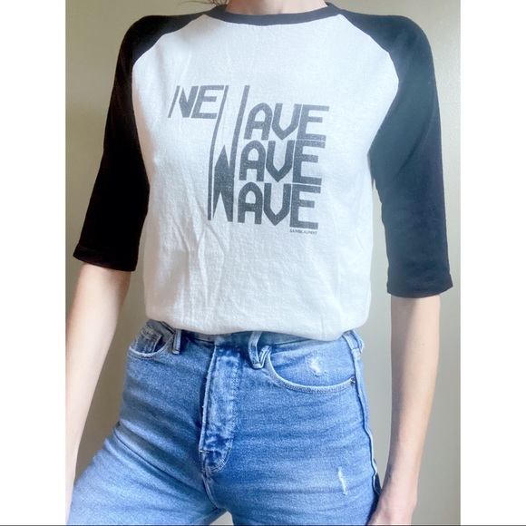 Saint Laurent Tops - Saint Laurant new wave raglan